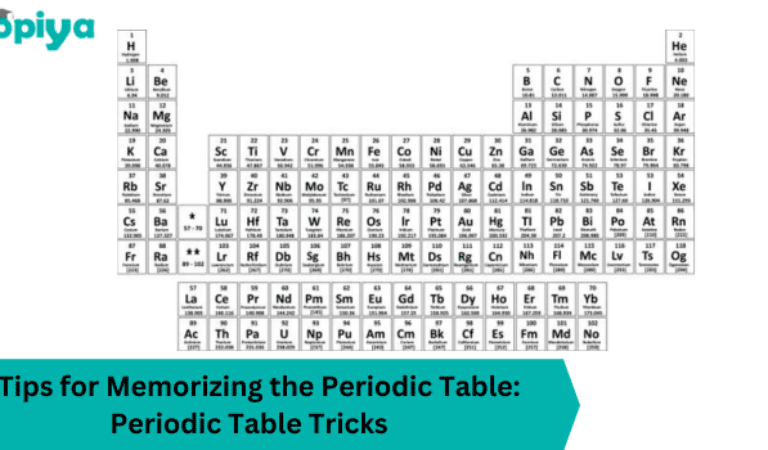7 Tips for Memorizing the Periodic Table