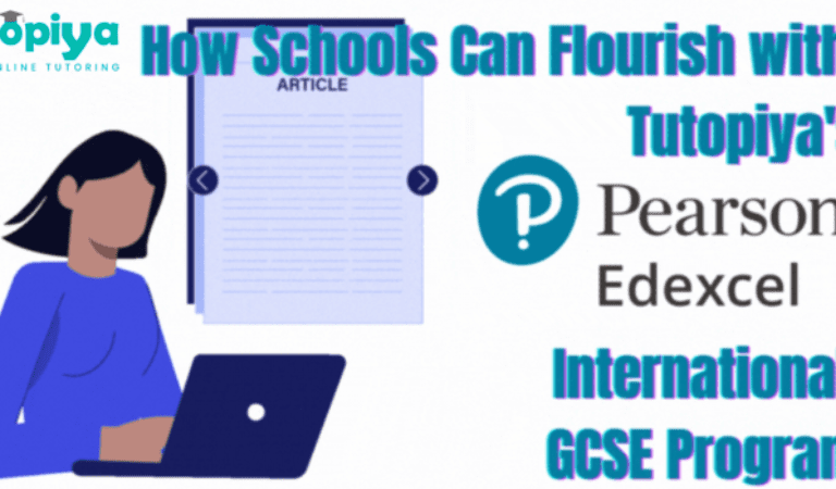 Elevating Education Tutopiya & Pearson Edexcel International GCSEs